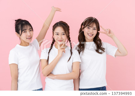 A cheerful young lady A cheerful young lady 137394993