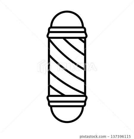 Barber Lamp Pole icon vector design templates simple and modern Barber Lamp Pole icon vector design templates simple and modern 137396115
