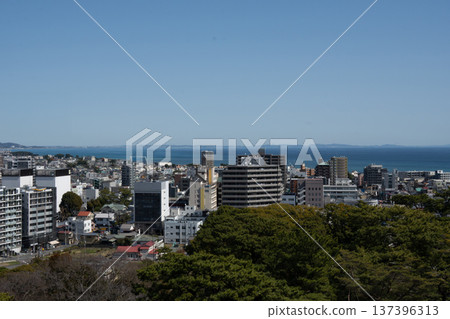View of Odawara city from Odawara Castle View of Odawara city from Odawara Castle 137396313