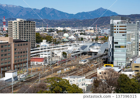 View of Odawara Station from Odawara Castle tower 137396315