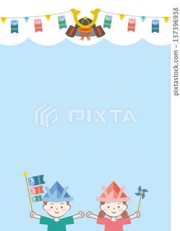 兒童節照片，孩子們戴著頭盔 137396938