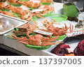 crabs for sale at the market 137397005