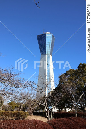福島縣磐城市三崎公園內的海洋塔，是磐城市地標 137398696