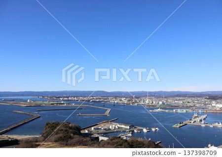 Onahama Port overlooked from the observation deck of the Marine Tower in Misaki Park (Iwaki City, Fukushima Prefecture) Onahama Port overlooked from the observation deck of the Marine Tower in Misaki Park (Iwaki City, Fukushima Prefecture) 137398709
