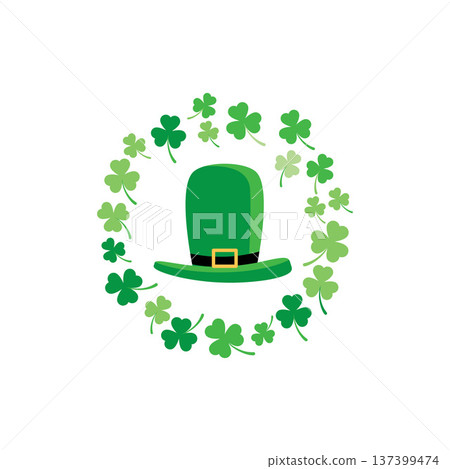 Happy St. Patrick's day symbol Happy St. Patrick's day symbol 137399474