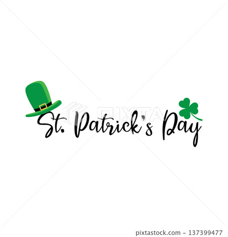 Happy St. Patrick's day symbol 137399477