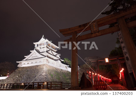 Kokura Castle light up Kokura Castle light up 137400203