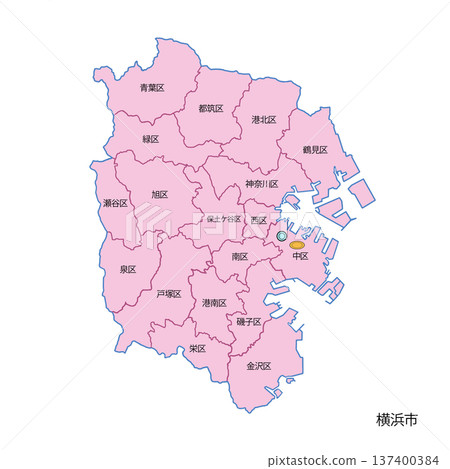 Designated city with administrative districts Yokohama City Designated city with administrative districts Yokohama City 137400384