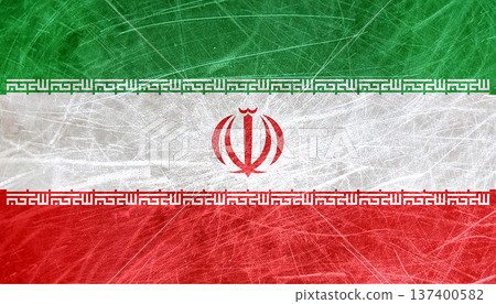 Grunge national flag of Iran 137400582