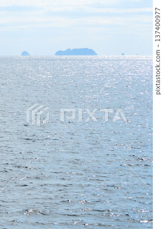 The view from the high-speed ferry leaving Sasebo Port 137400977
