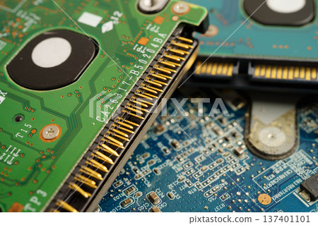 Repairing and upgrade circuit mainboard of notebook, electronic, computer hardware and technology. 137401101