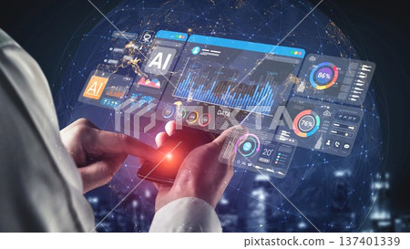 AI Brain Processing Data with Generative Artificial Intelligence Concept Muxer AI Brain Processing Data with Generative Artificial Intelligence Concept Muxer 137401339