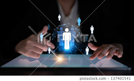 Global team leadership and professional network influence across the world. Fermion 137401541