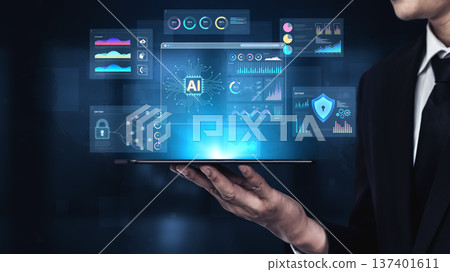 AI-driven business intelligence dashboard for advanced data analytics. Fermion AI-driven business intelligence dashboard for advanced data analytics. Fermion 137401611