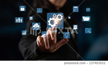 Business Operations and Enterprise System Integration Motif 137401632
