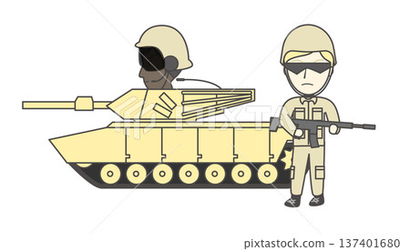美國陸軍M1A2艾布拉姆斯坦克及步兵與乘員組（軍事、戰場、軍事裝備） 137401680