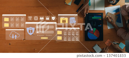 Cybersecurity login interface for file protection Parse Cybersecurity login interface for file protection Parse 137401833