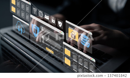 Cybersecurity login interface for file protection Parse Cybersecurity login interface for file protection Parse 137401842