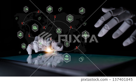 AI-powered sustainable supply chain and environmental network Parse 137401845