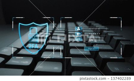 Two-factor authentication for secure login system Marrow 137402289