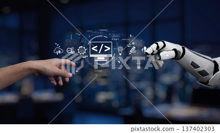Human and Robot Collaboration in Technology and Programming with Digital Interface in Modern Office Environment Synapse Human and Robot Collaboration in Technology and Programming with Digital Interface in Modern Office Environment Synapse 137402303