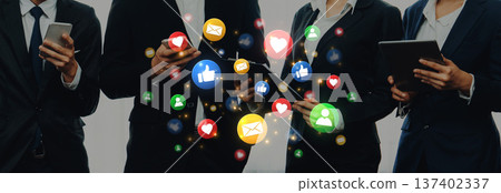 Social media engagement with user feedback notifications like, love, and message. Fermion Social media engagement with user feedback notifications like, love, and message. Fermion 137402337