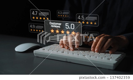 Customer review and rating system for feedback and trust building Marrow 137402359