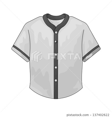 Illustration of Baseball Jersey 137402622