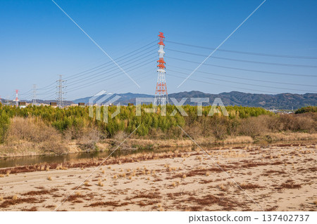 木津川河景，京都府常陽市，京田邊市 137402737