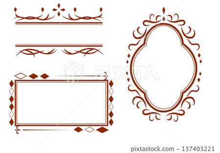 Vintage frame 137403221