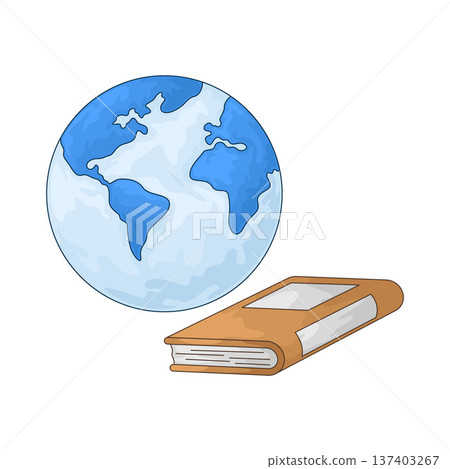Illustration of Geography learning Illustration of Geography learning 137403267