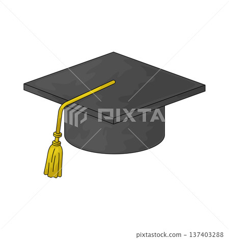 Illustration of Graduation Cap Illustration of Graduation Cap 137403288