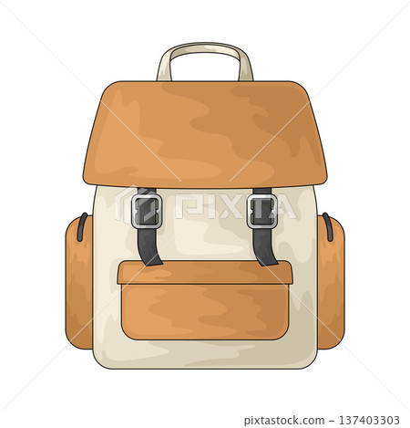 Illustration of School Bag 137403303
