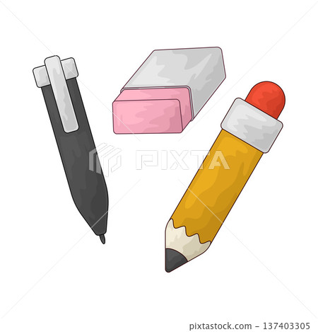 Illustration of Stationery 137403305