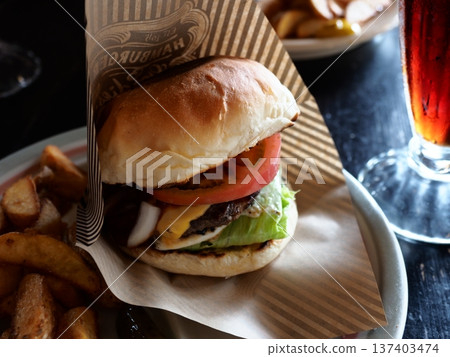 Okinawa hamburger Okinawa hamburger 137403474