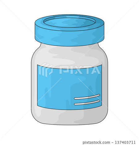 Illustration of Prescription Bottle Illustration of Prescription Bottle 137403711