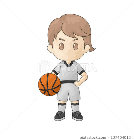 Illustration of Basketball Referee 137404013