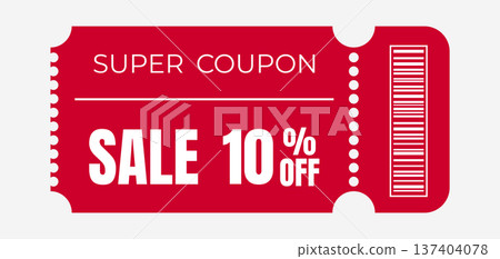 a voucher for a discount in a store 137404078