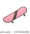 Illustration of Skateboard 137404400