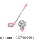 Illustration of Golf 137404401