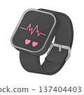 Illustration of Fitness Tracker 137404403