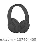 Illustration of Headphones 137404405