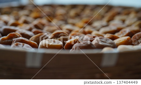 Homemade pickled plums, sun-dried① Homemade pickled plums, sun-dried① 137404449