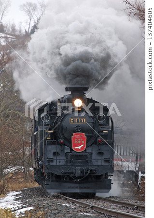SL 冬季濕地列車，森莫本線，SL 列車，蒸汽機車，C11 171 137404605