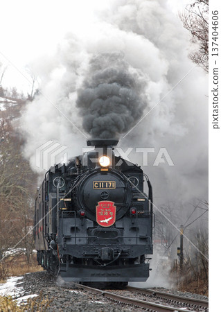 SL 冬季濕地列車，森莫本線，SL 列車，蒸汽機車，C11 171 137404606