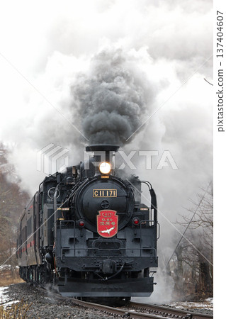 SL 冬季濕地列車，森莫本線，SL 列車，蒸汽機車，C11 171 137404607