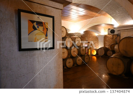 Indian winery and cellar Indian winery and cellar 137404874