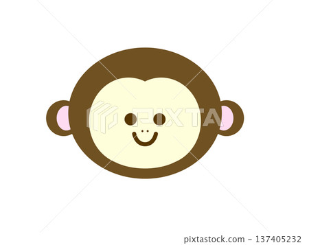 Illustration of the monkey of the Chinese zodiac. Cute hand-drawn zodiac material. New Year's card/New Year's. Year of the monkey. Illustration of the monkey of the Chinese zodiac. Cute hand-drawn zodiac material. New Year's card/New Year's. Year of the monkey. 137405232