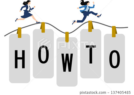 HOW TO graphic illustrations HOW TO graphic illustrations 137405485