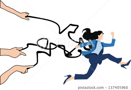 Graphic material illustration that holds you back 137405968